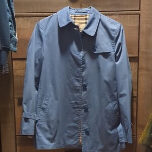 Burberry Blue Trench Coat